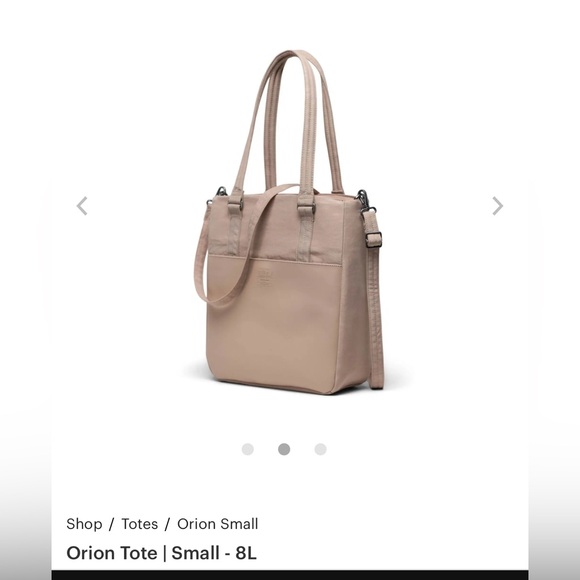 Herschel Supply Company Orion 12” Small Tote ( Gray) - Picture 4 of 7